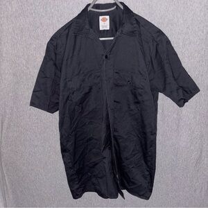 Dickies Men's Dark Gray Short Sleeve Shirt